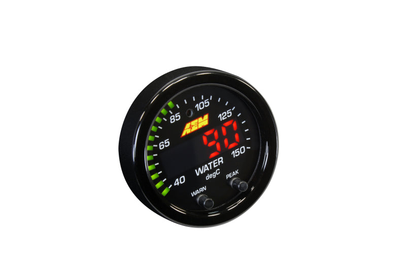 AEM X-Series Temperature 100-300F Gauge Kit (ONLY Black Bezel and - 30-0302-C-Dub Tech