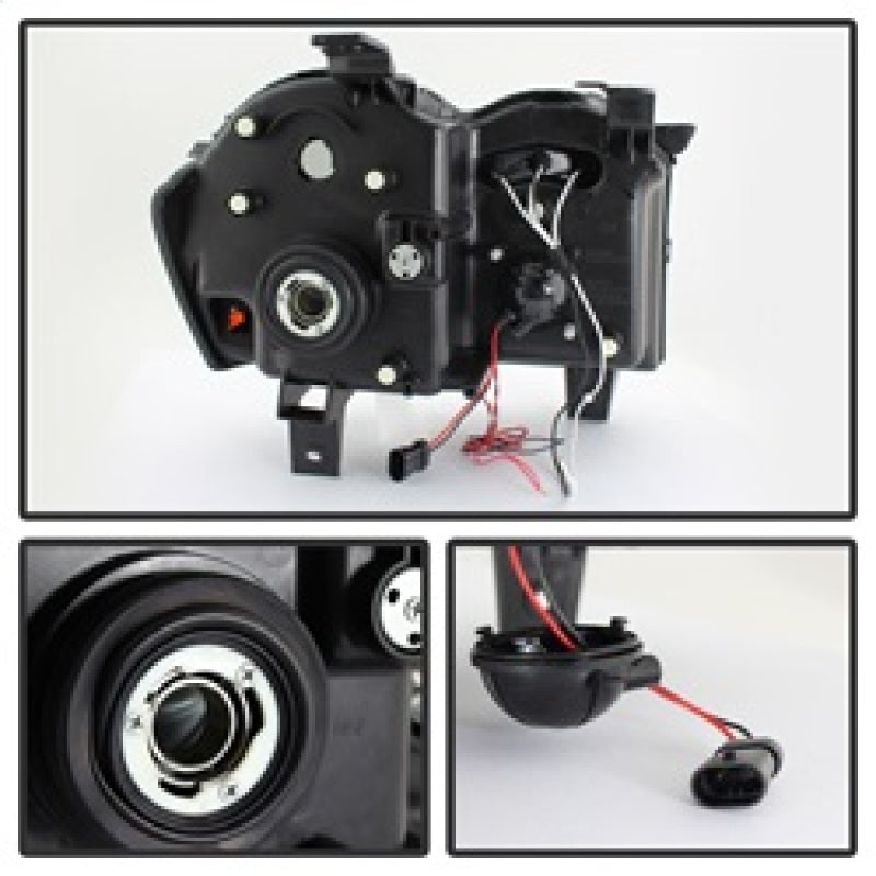 Spyder Jeep Grand Cherokee 05-07 Projector Headlights LED Halo LED - 5078551