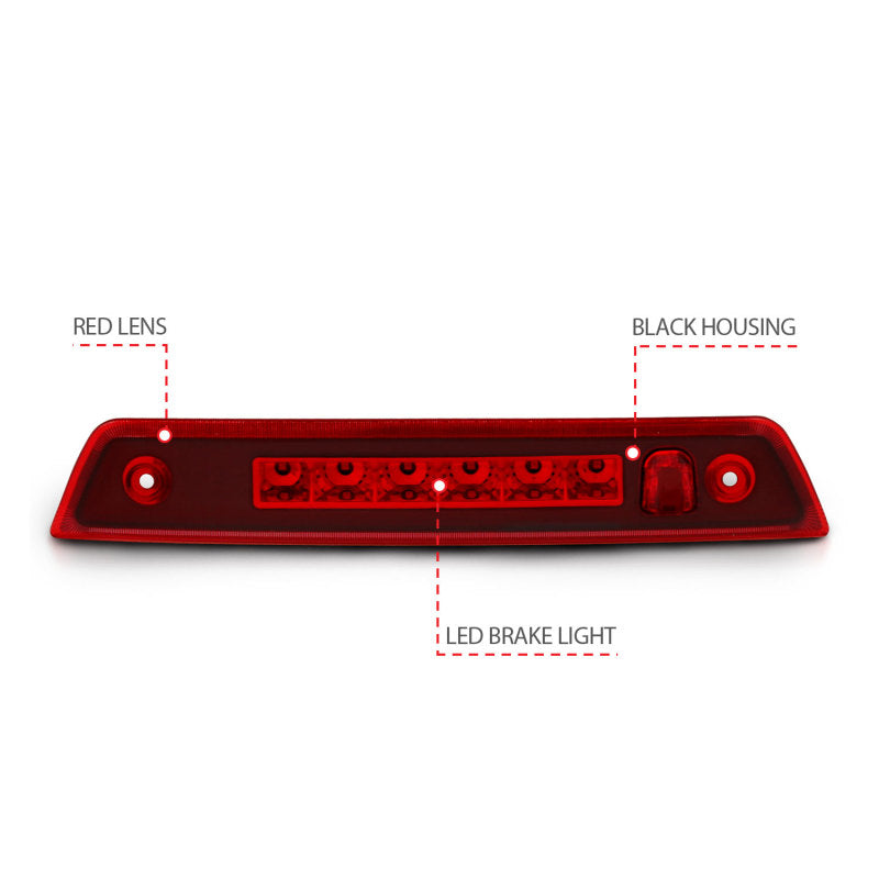ANZO 05-10 Jeep Grand Cherokee LED 3rd Brake Light - - 531108-C-Dub Tech