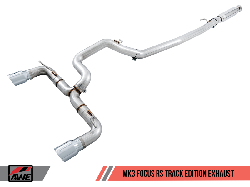 AWE Tuning Ford Focus RS Track Edition Cat-back Exhaust - - 3020-32030-C-Dub Tech