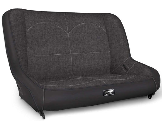 PRP Jeep TJ/LJ/JK Low Back Rear Bench - Grey - A3610-39-54