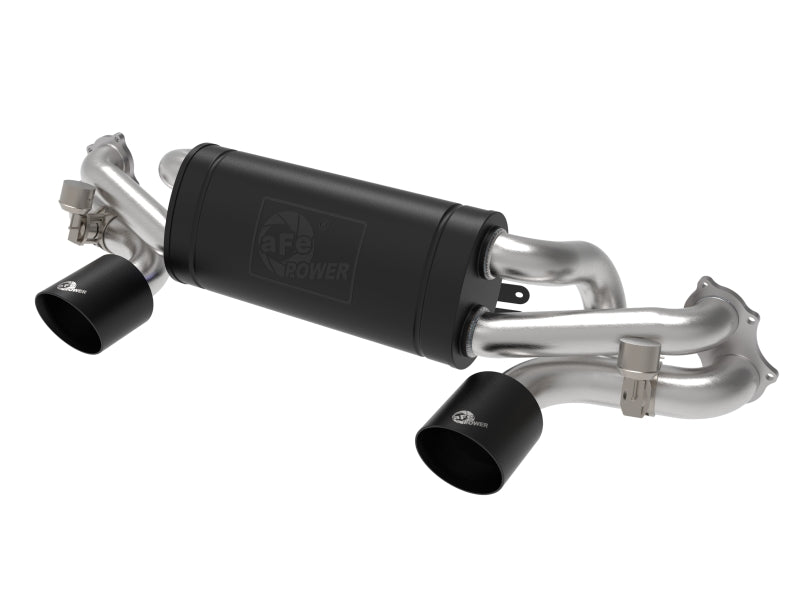 aFe MACHForce XP 2.25in-2.5in 304SS Exhaust Cat-Back Porsche 20-22 Cayman - 49-36443-B-C-Dub Tech