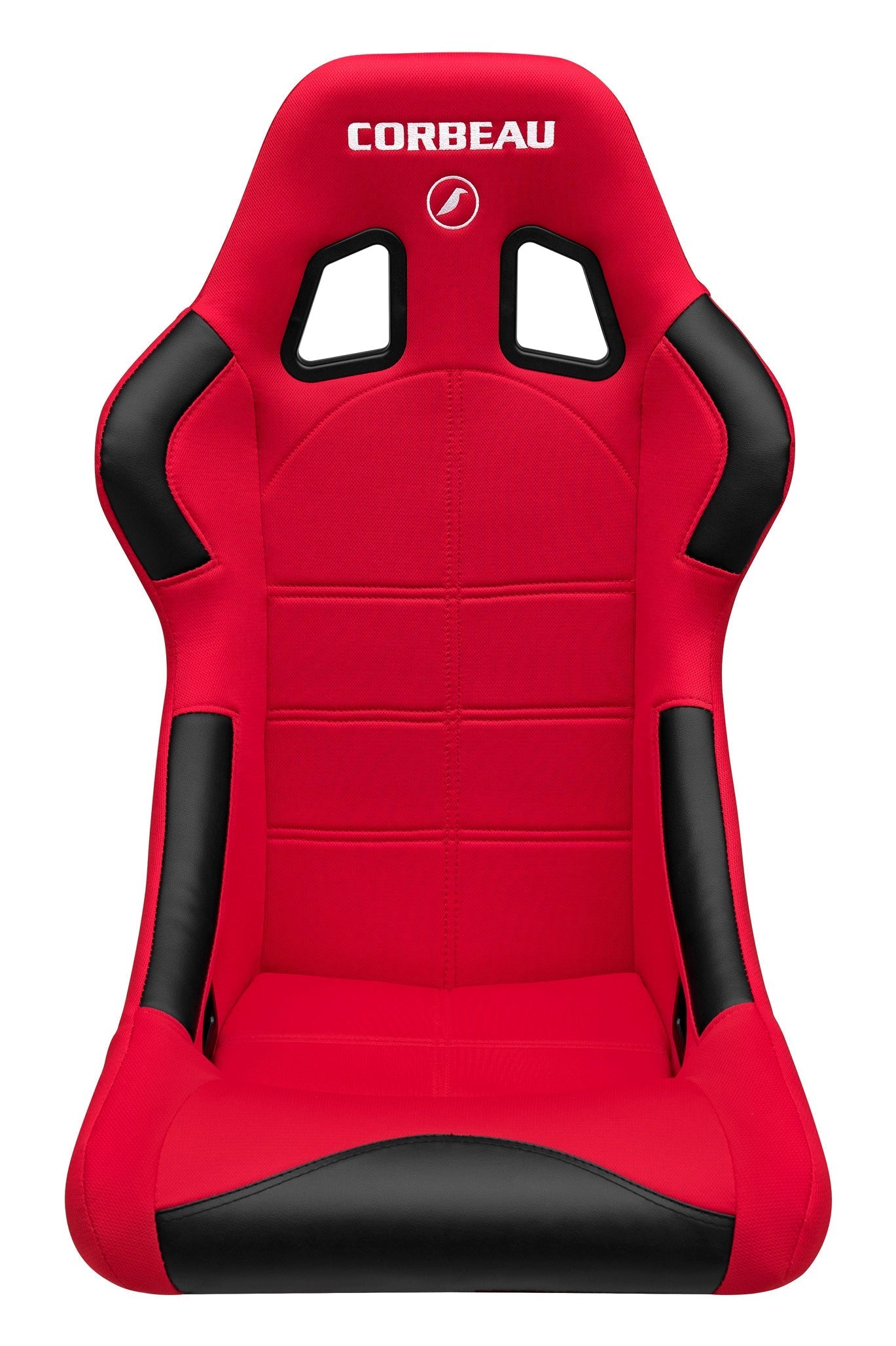Corbeau Forza Fixed Back Racing Seat - Red Cloth 29107