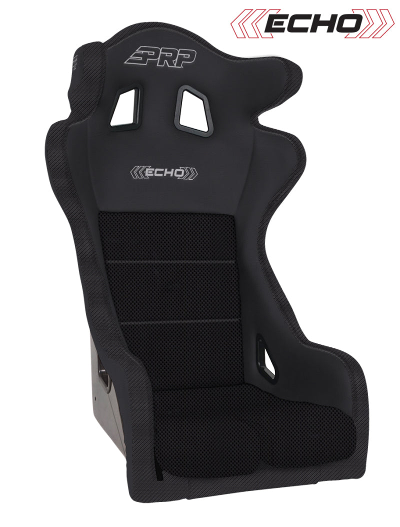 PRP Echo Composite Seat- Black (PRP Black Outline/Delta Black- Black - A38-201