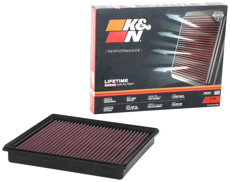 K&N 19-21 Toyota Hiace L4-2.8L F/I Drop In Air Filter - 33-3166