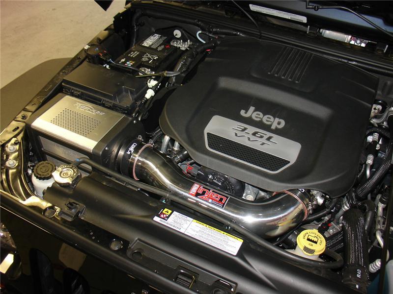 Injen 12-13 Jeep Wrangler JK 3.6L V6 Polished Short Ram - PF5003P