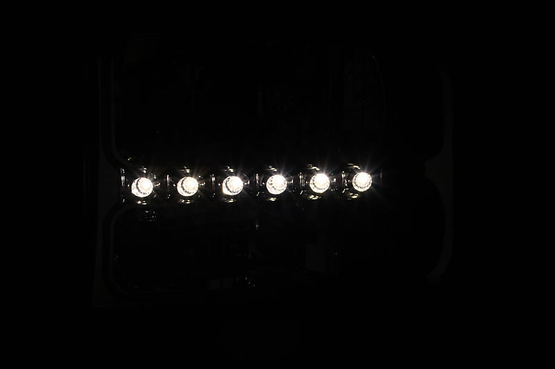 ANZO 2007-2013 Toyota Tundra Crystal Headlight Black Amber - 111436-C-Dub Tech