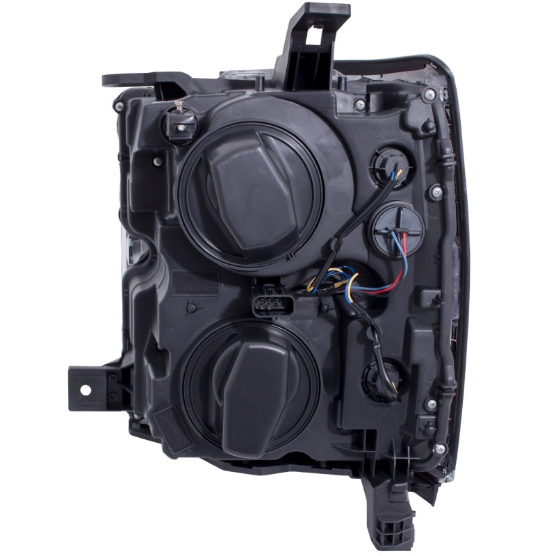 ANZO Projector Headlights 15-17 Chevrolet Silverado 2500HD / 3500HD Chrome - 111366-C-Dub Tech