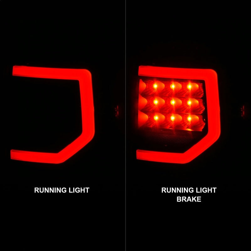 Anzo 07-11 Toyota Tundra Full LED Tailights Black Housing Smoke - 311387-C-Dub Tech