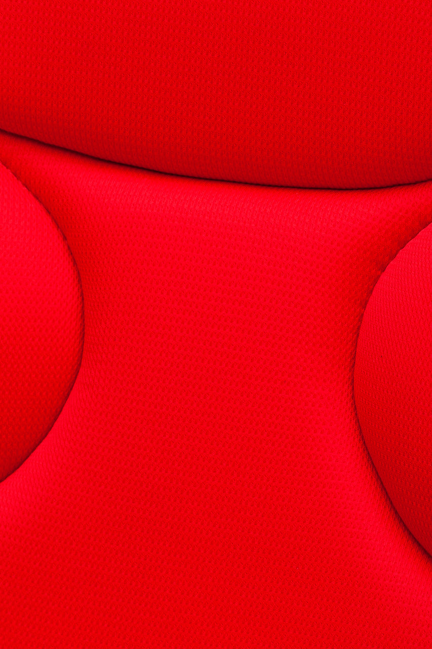Corbeau Forza Fixed Back Racing Seat - Red Cloth 29107