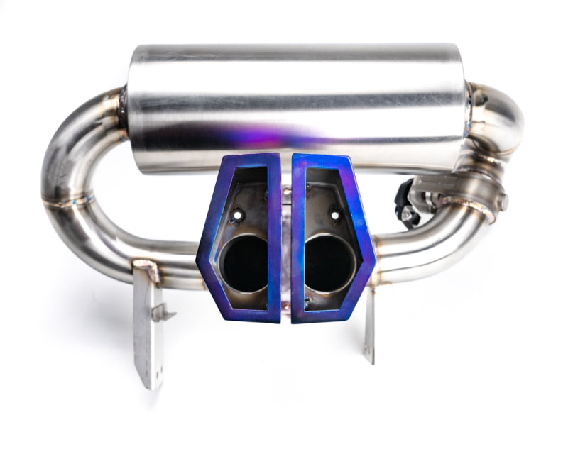 Agency Power Valvetronic Exhaust System Titanium Tips Can-Am Maverick X3 - AP-BRP-X3-170-TI-C-Dub Tech