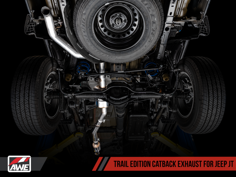 AWE Tuning 20-21 Jeep Gladiator JT 3.6L Trail Edition Cat-Back - 3015-21001-C-Dub Tech