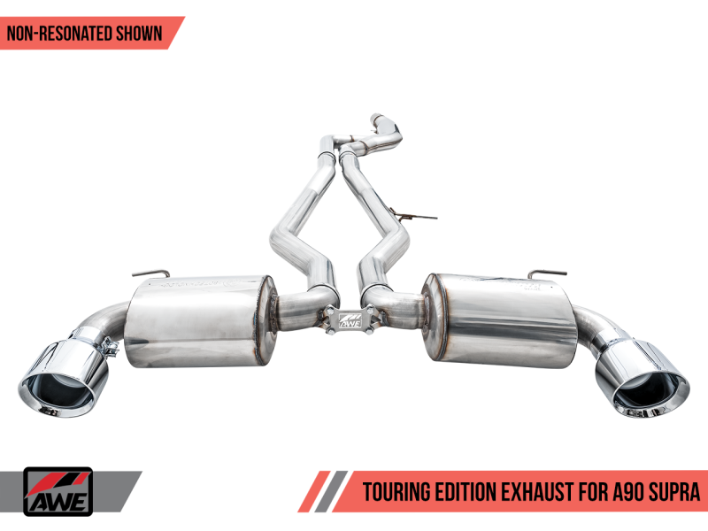 AWE 2020 Toyota Supra A90 Non-Resonated Touring Edition Exhaust - - 3020-32058-C-Dub Tech