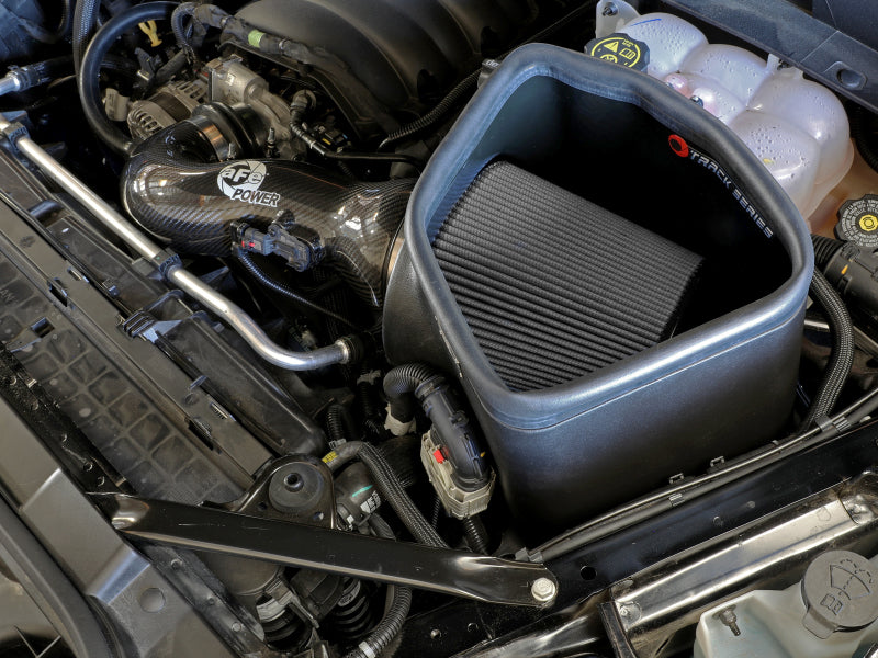aFe 19-21 GM Trucks 5.3L/6.2L Track Series Carbon Fiber Cold - 57-10015D-C-Dub Tech
