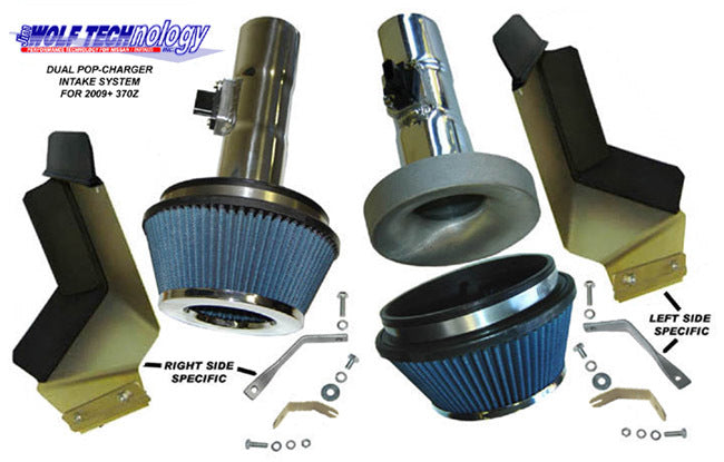 Jim Wolf Technology Dual Pop Charger Intake System for 2009+ Nissan 370Z