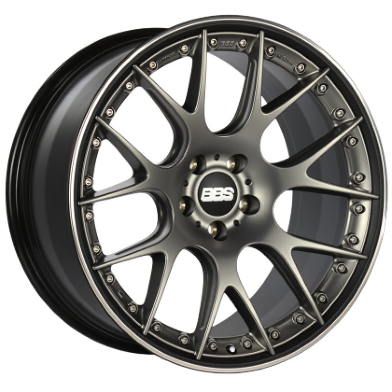 BBS CH-RII SATPLATINUM BLACK LIP STAINLESS STEEL RIM PROTECTOR-C-Dub Tech