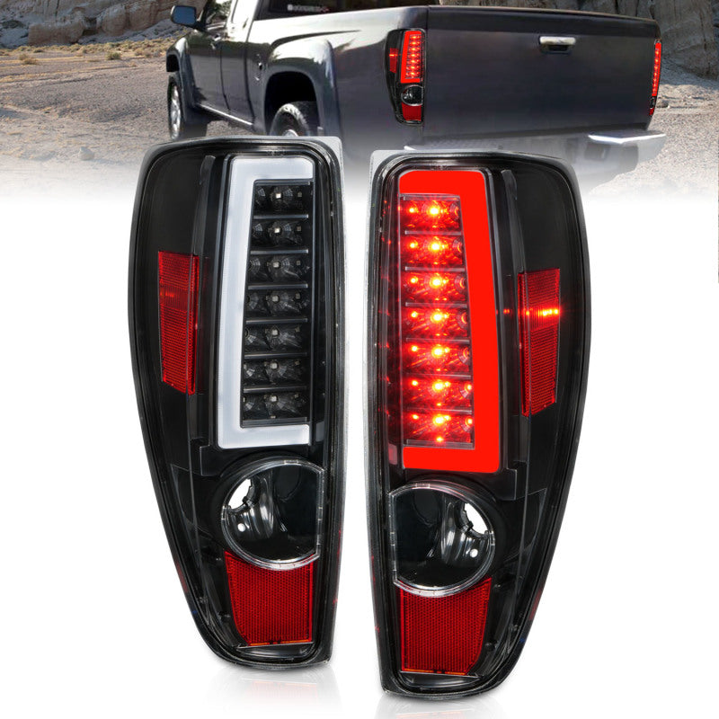 ANZO 2004-2012 Chevrolet Colorado/ GMC Canyon LED Tail Lights w/ - 311382-C-Dub Tech
