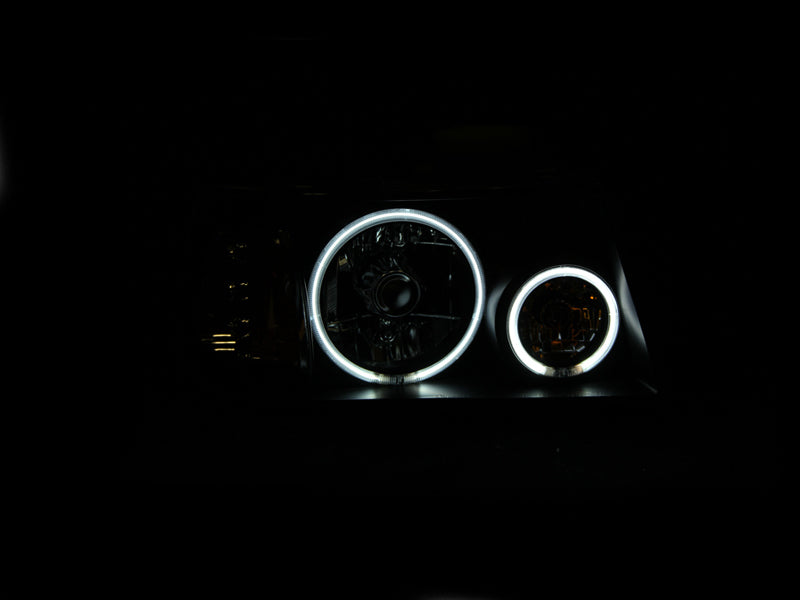 ANZO 2001-2011 Ford Ranger Projector Headlights w/ Halo Black (CCFL) - 111152-C-Dub Tech