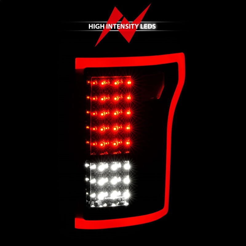 ANZO 2015-2016 Ford F-150 LED Taillights Black - 311261-C-Dub Tech