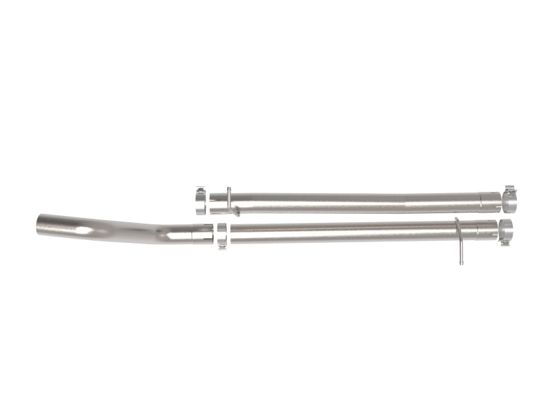 aFe Vulcan Series 3in 304 Stainless Steel Muffler Delete Pipe - 49C32085NM-C-Dub Tech