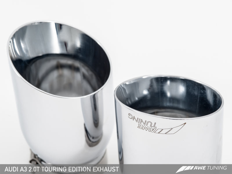AWE Tuning Audi 8V A3 Touring Edition Exhaust - Dual - 3015-32056-C-Dub Tech