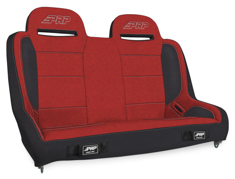 PRP Jeep Wrangler JKU/JLU Elite Series Rear Bench- Red - A9240-47-72
