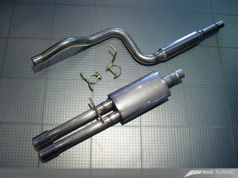 AWE Tuning Mk4 Jetta Cat-Back Performance Exhaust - Dual Outlet - 3015-22022-C-Dub Tech