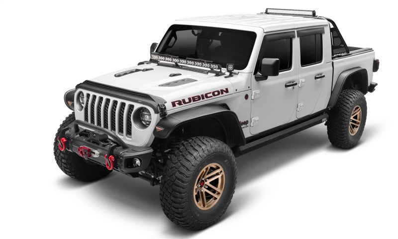 AVS 20-22 Jeep Gladiator (Launch/Overland/Rubicon/Sport) Low Profile Aeroskin Lightshield Pro - 953156-C-Dub Tech