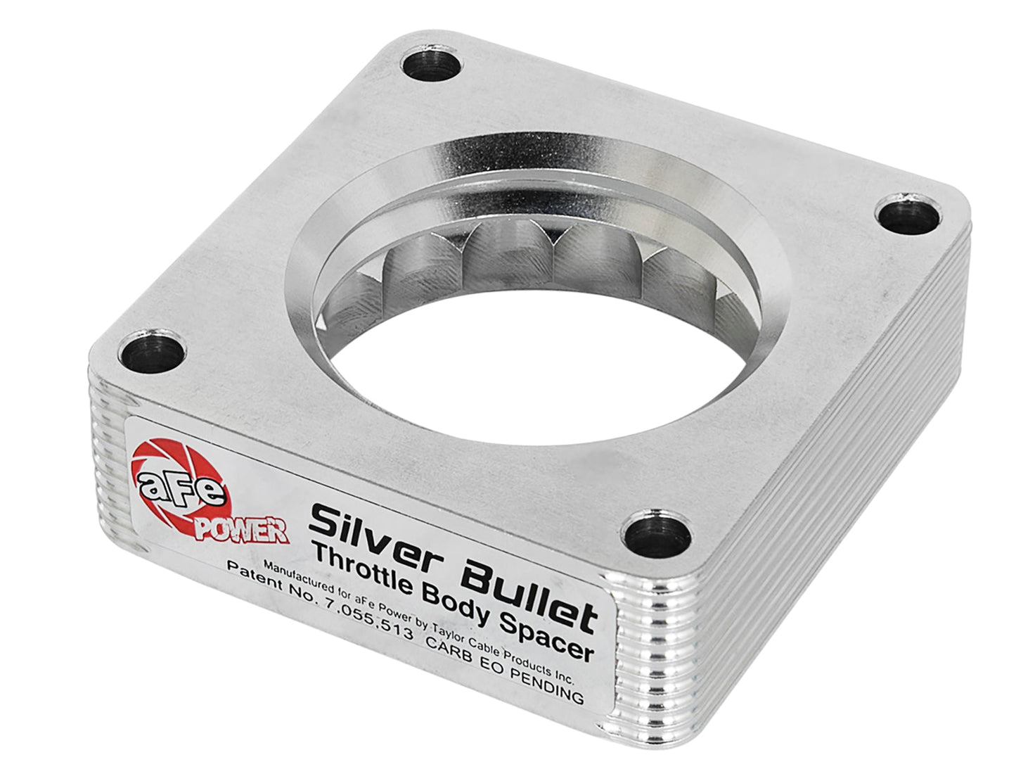 aFe Silver Bullet Throttle Body Spacer 03-06 Nissan 350Z V6 - 46-36008-C-Dub Tech