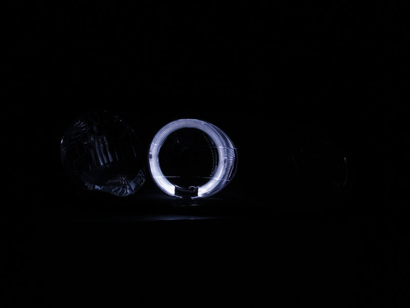 ANZO 1998-2002 Chevrolet Camaro Crystal Headlights w/ Halo Black - 121024-C-Dub Tech