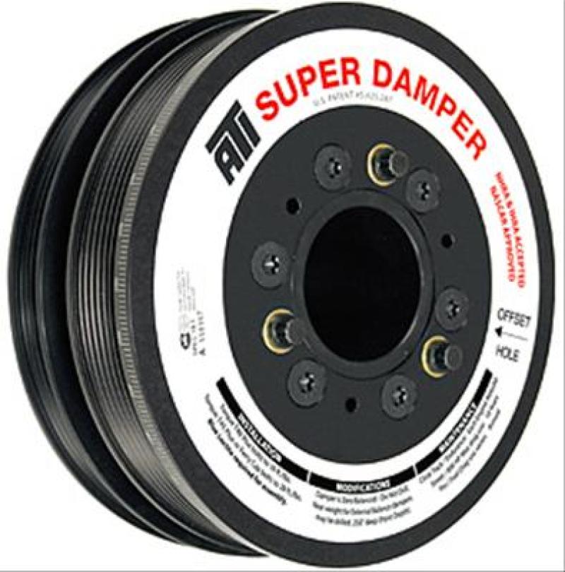ATI Damper - 5.67in - Alum - 6/4 Grv - - ATI918845-C-Dub Tech