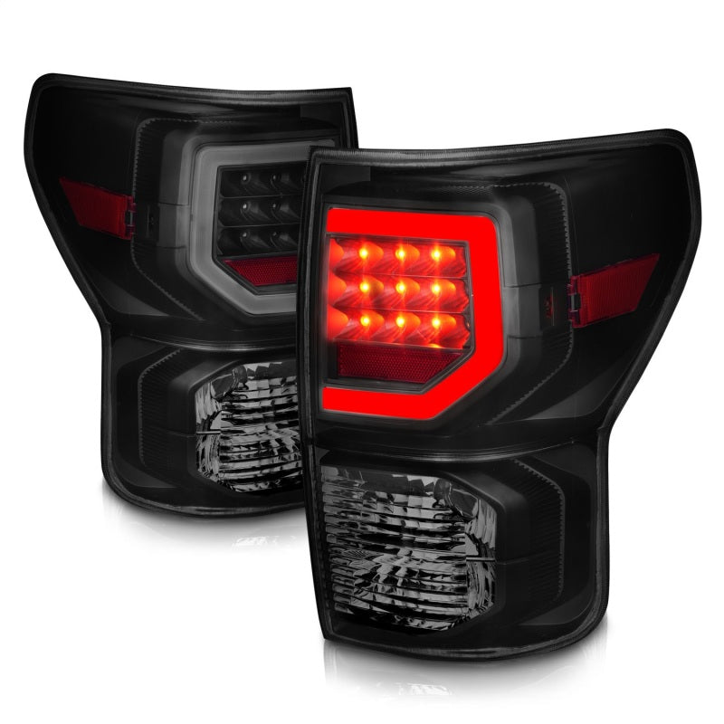 Anzo 07-11 Toyota Tundra Full LED Tailights Black Housing Smoke - 311387-C-Dub Tech