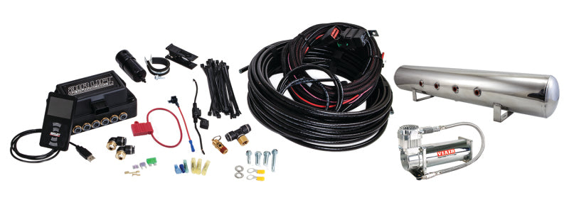 Air Lift Performance 3P (1/4 Air Line 5 Gal Polished - 27783-C-Dub Tech