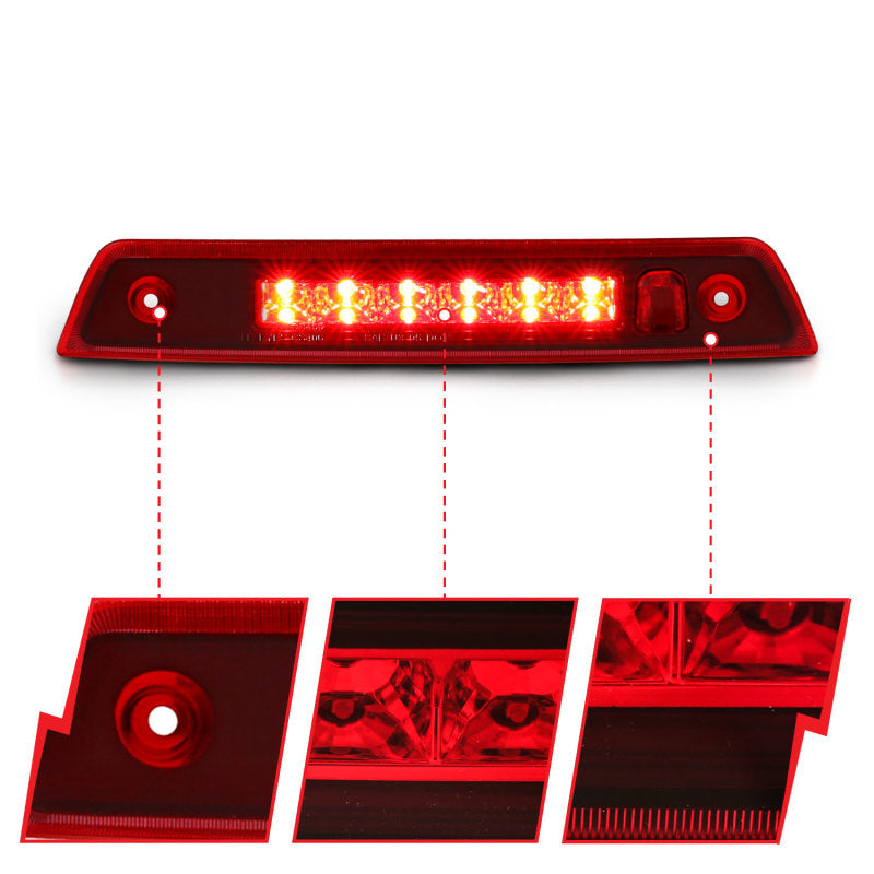 ANZO 05-10 Jeep Grand Cherokee LED 3rd Brake Light - - 531108-C-Dub Tech