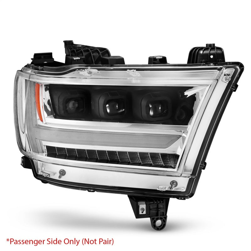 ANZO 19-20 Dodge Ram 1500 Tradesman LED Projector Headlights Plank - 111495-R-C-Dub Tech