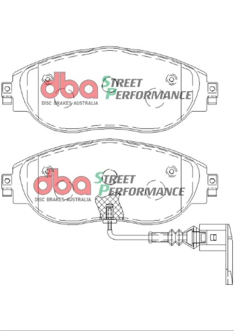 DBA 13-21 Volkswagen Golf R (MK7) SP Performance Front Brake - DB8849SP