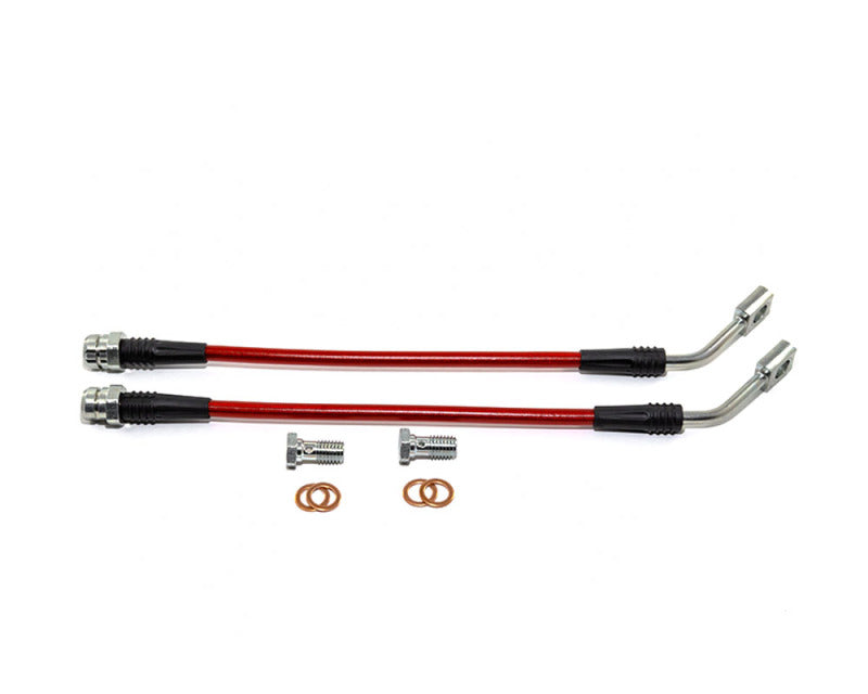 Agency Power 15-20 Audi S3 Rear Steel Braided Brake Lines - AP-S3-410-C-Dub Tech