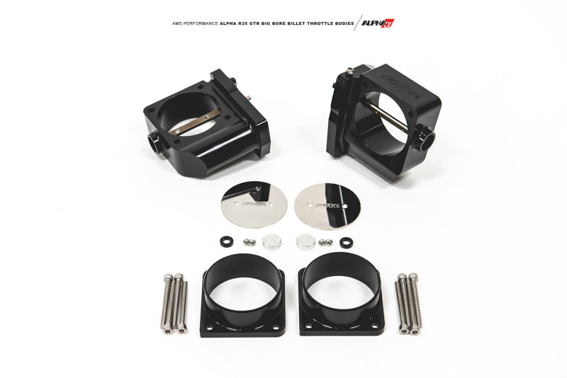AMS Performance 2009+ GT-R R-35 Alpha CNC Big Bore Throttle - ALP.07.08.0006-4-C-Dub Tech