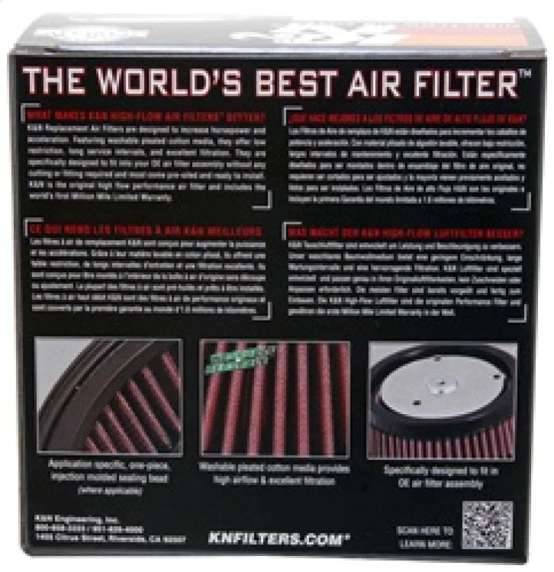 K&N Custom Air Filter Round 4.625in ID / 6in OD - E-3224