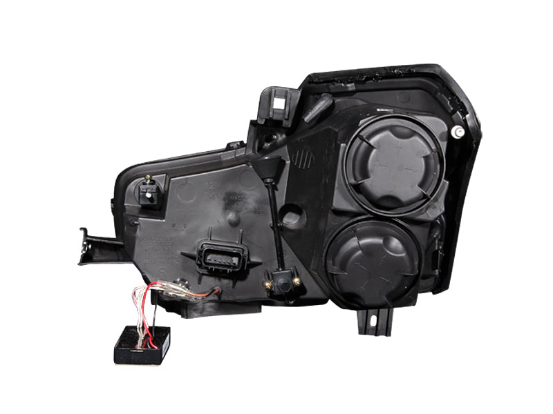 ANZO 2003-2007 Cadillac Cts Projector Headlights w/ Halo Black - 121415-C-Dub Tech