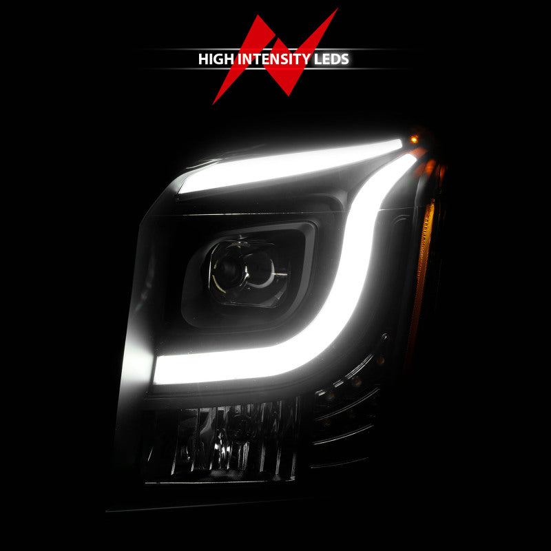 Anzo 15-17 GMC Yukon/Yukon XL Projector Headlights Black Housing/Clear Lens - 111535-C-Dub Tech