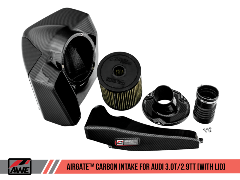 AWE Tuning Audi B9/B9.5 S4/S5/RS5 3.0T Carbon Fiber AirGate Intake - 2660-15032-C-Dub Tech