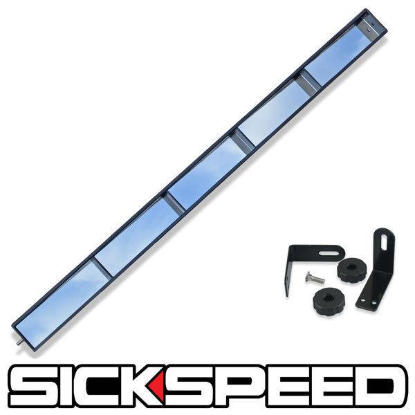 Black Wink Style 5 Five Panel Rear View 160 Degree Mirror Design Vintage Q1-C-Dub Tech