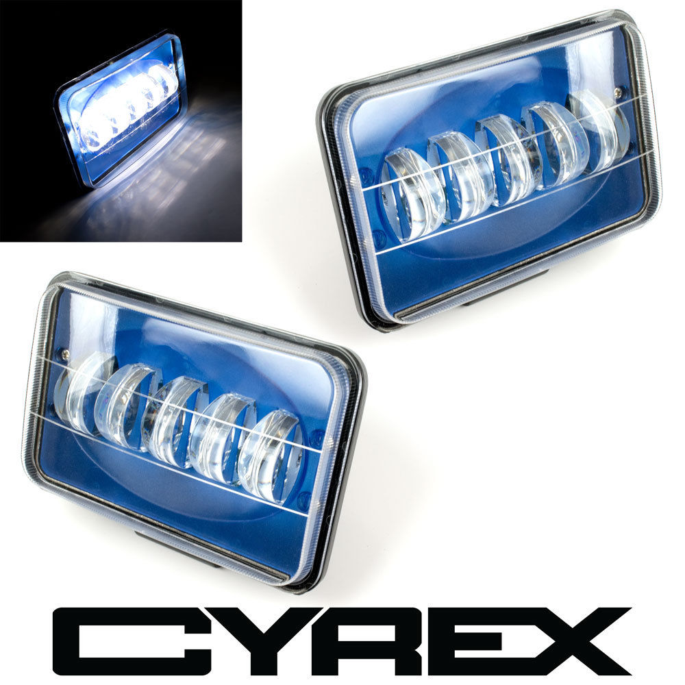 HEADLIGHTS CONVERSION KIT BLUE LED LIGHT SEALED HI LOW BEAM HEAD LAMPS