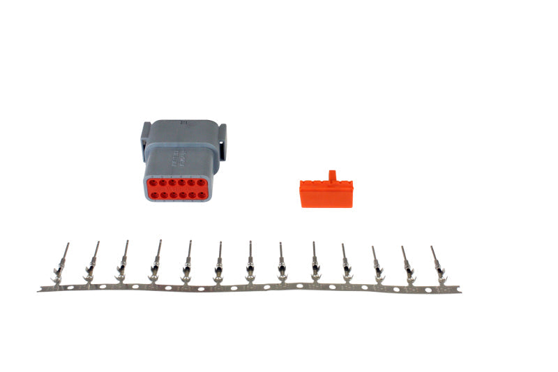 AEM DTM-Style 12-Way Receptacle Connector Kit w/ Receptacle / Receptacle - 35-2634-C-Dub Tech