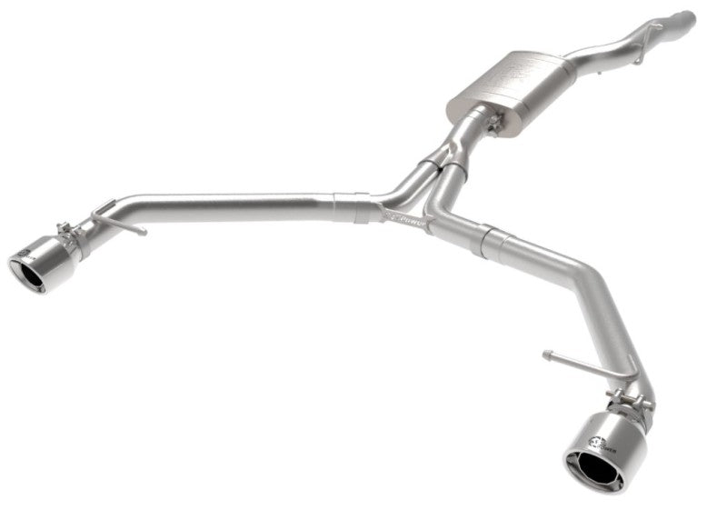 afe MACH Force-Xp 13-16 Audi Allroad L4 SS Axle-Back Exhaust - 49-36437-P-C-Dub Tech
