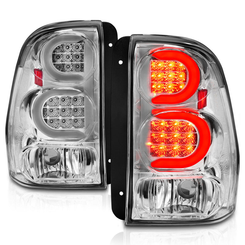 ANZO 2002-2009 Chevrolet Trailblazer LED Tail Lights w/ Light Bar - 311373-C-Dub Tech