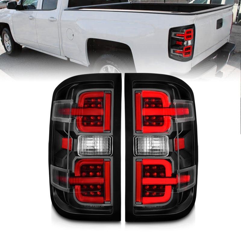ANZO 15-19 Chevy Silverado 2500HD/3500HD (Halgn Only) LED Tail Lights - 311425-C-Dub Tech