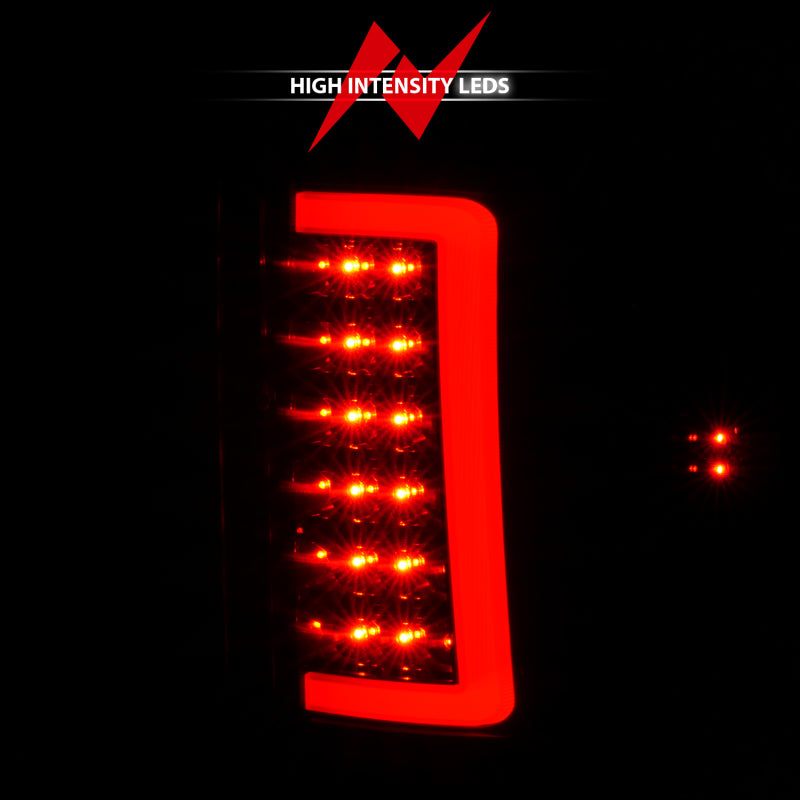 ANZO 2007-2013 GMC Sierra LED Tail Lights w/ Light Bar - 311389-C-Dub Tech
