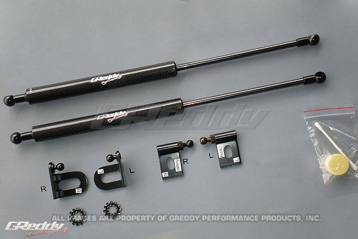 GReddy 08-11 Mitsubishi Evo X CZ4A Engine Hood Lifter Kit - 18530101